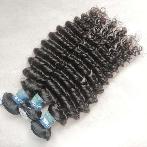 3 pcs Deep Wave hair bundles