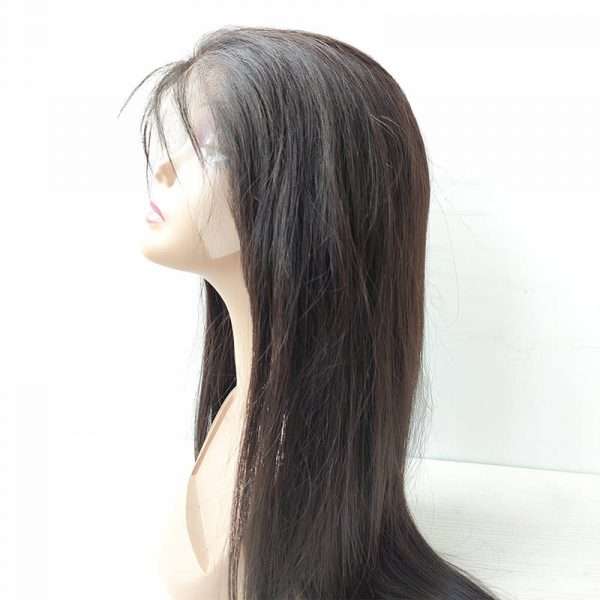 Alternative view of 13x6 Lace Frontal Wig Silky Straight Raw Human Hair 150% Density