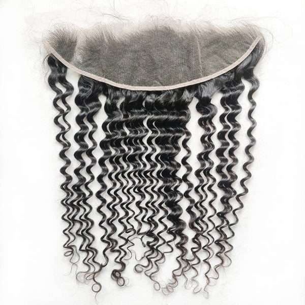 Alternative view of 13x4 HD Lace Frontal Virgin Human Hair Deep Wave