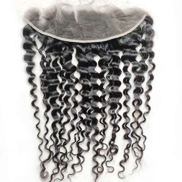 Alternative view of 13x4 HD Lace Frontal Virgin Human Hair Italy Curly