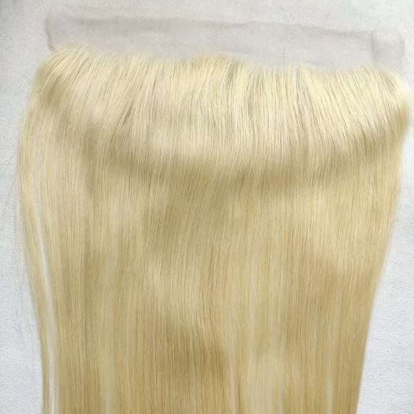 Alternative view of 13x4 HD Lace Frontal Blonde Color 613# Silky Straight